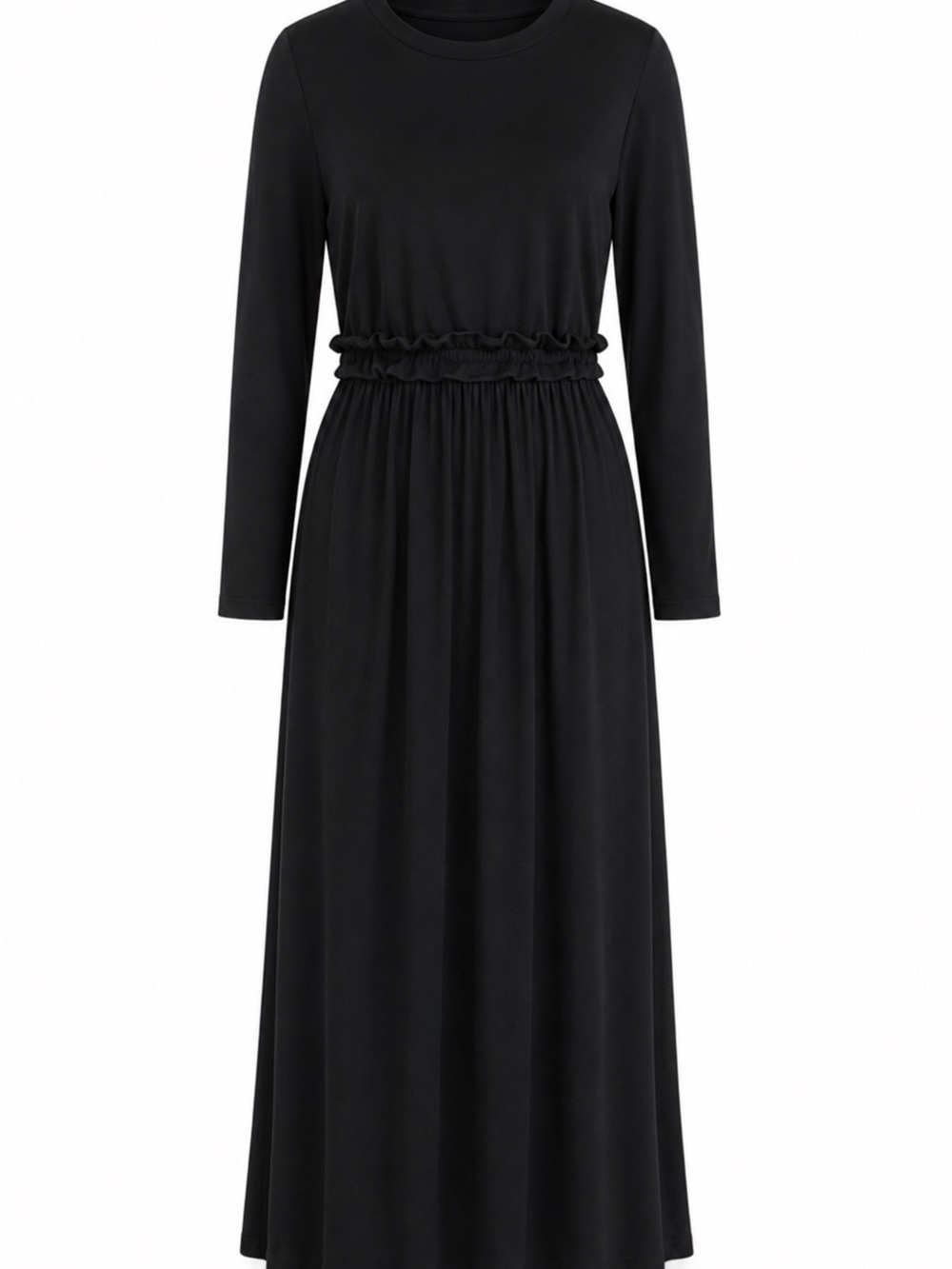 HALARA Black Long Sleeve Mock Neck
